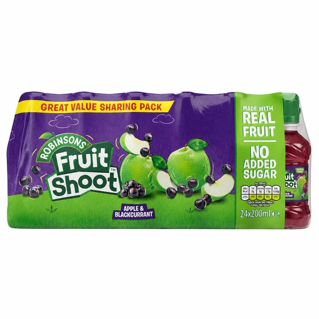 Fruit Shoot Apple & Blackcurrant Kids Juice Drink 24x200ml