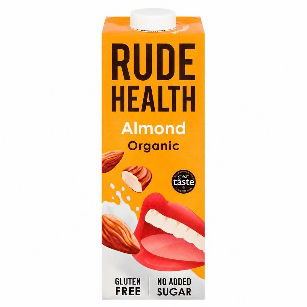 Rude Health Organic Almond Longlife Dairy Free Drink 1L
