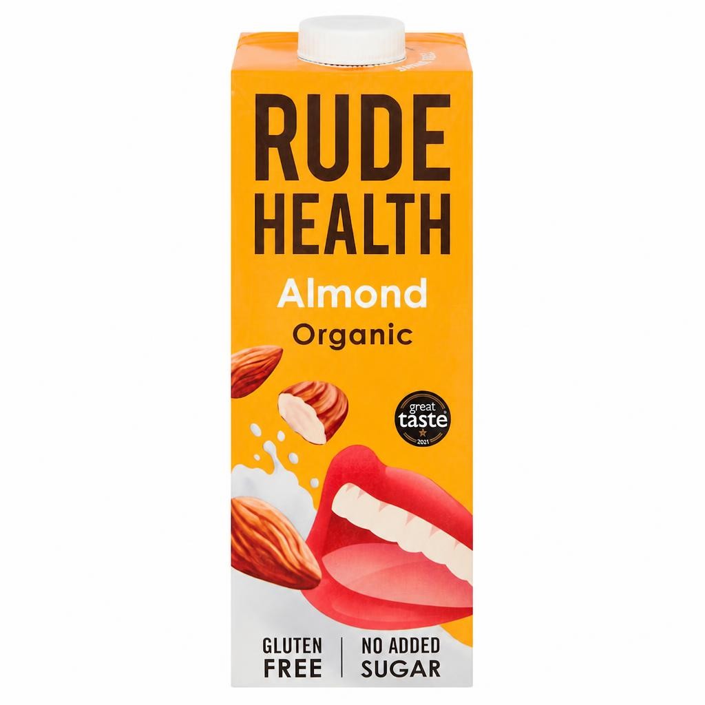 Rude Health Organic Almond Longlife Dairy Free Drink 1L