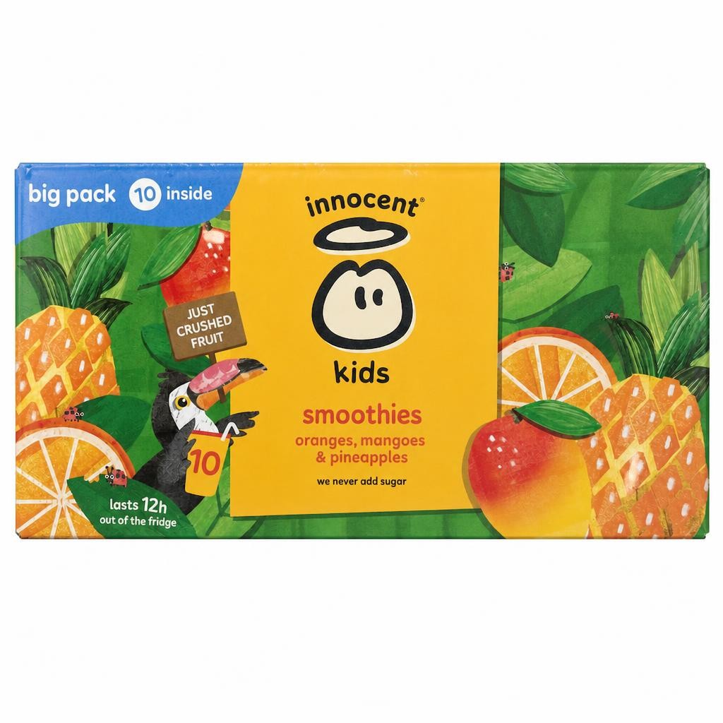 innocent Kids Orange, Mango & Pineapple Smoothies 10x150ml
