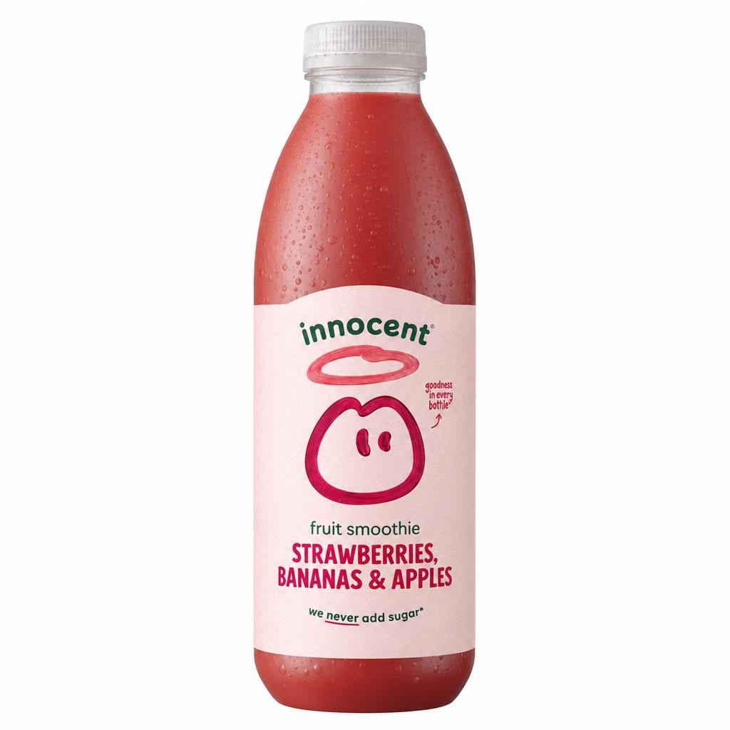 innocent Strawberries, Bananas & Apples Smoothie 750ml