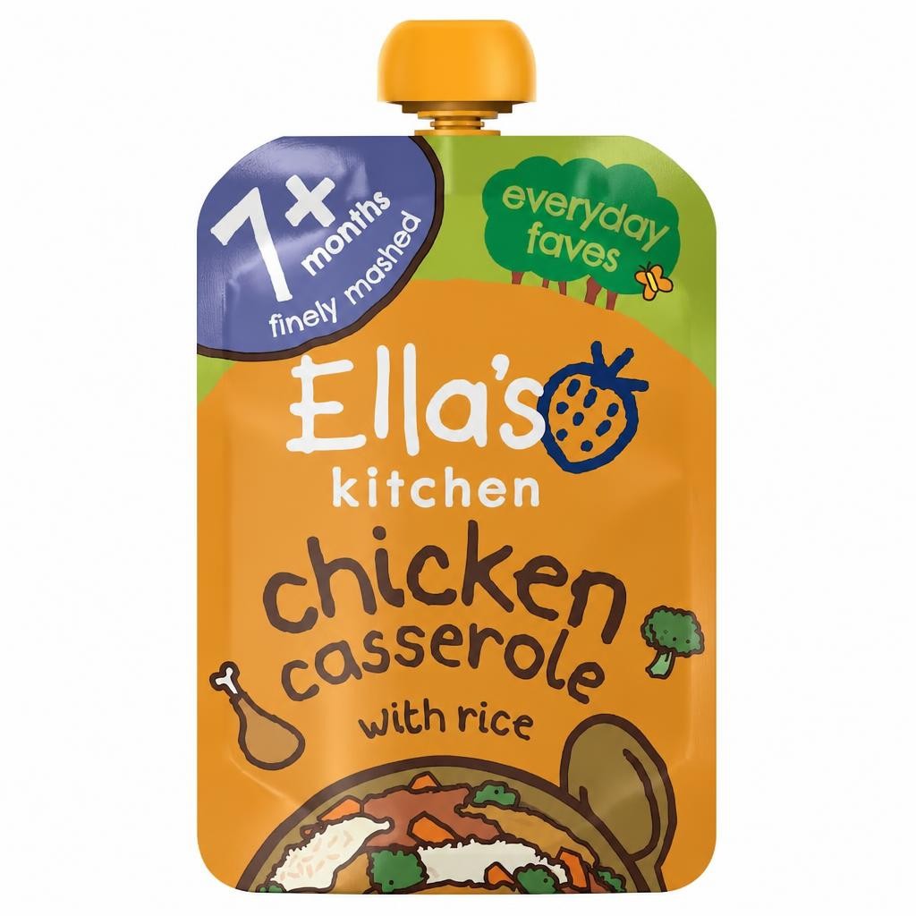 Ella's Kitchen Chicken Casserole With Rice 130G