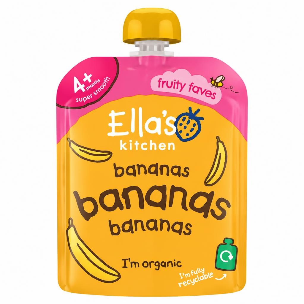 Ella's Kitchen Organic Bananas First Tastes Baby Pouch 6+ Months 70g
