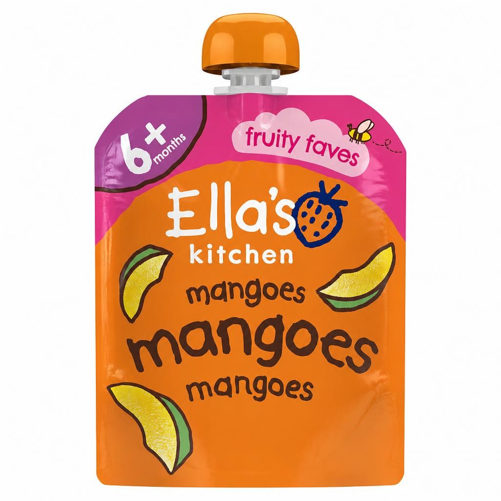 Ella's Kitchen Organic Mangoes First Tastes Baby Pouch 6+ Months 70g