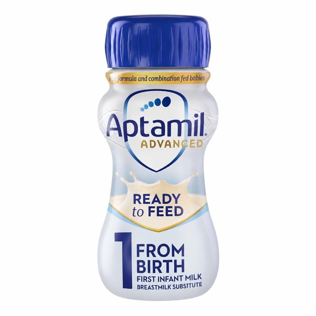 Aptamil Advanced 1 First Baby Milk Formula Liquid Ready to Feed from Birth 200ml