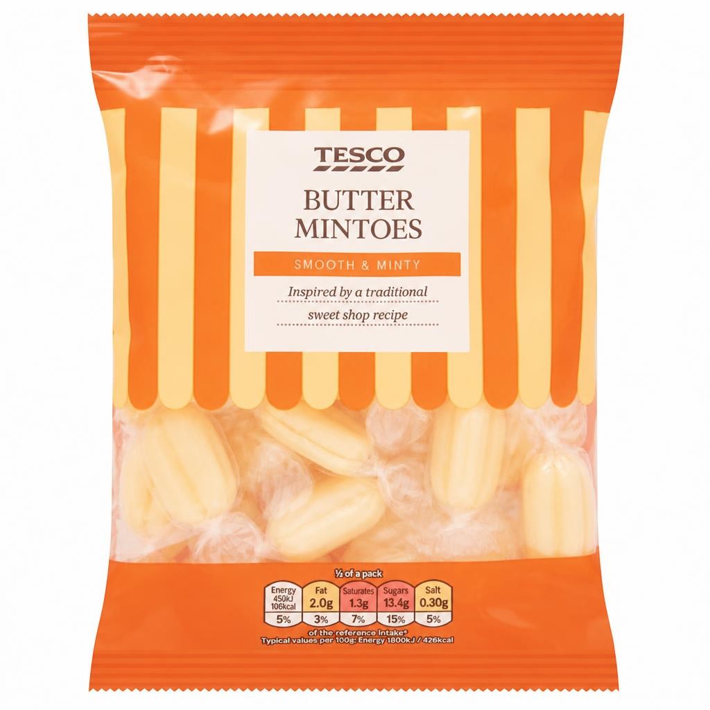 Tesco Butter Mintoes 200G