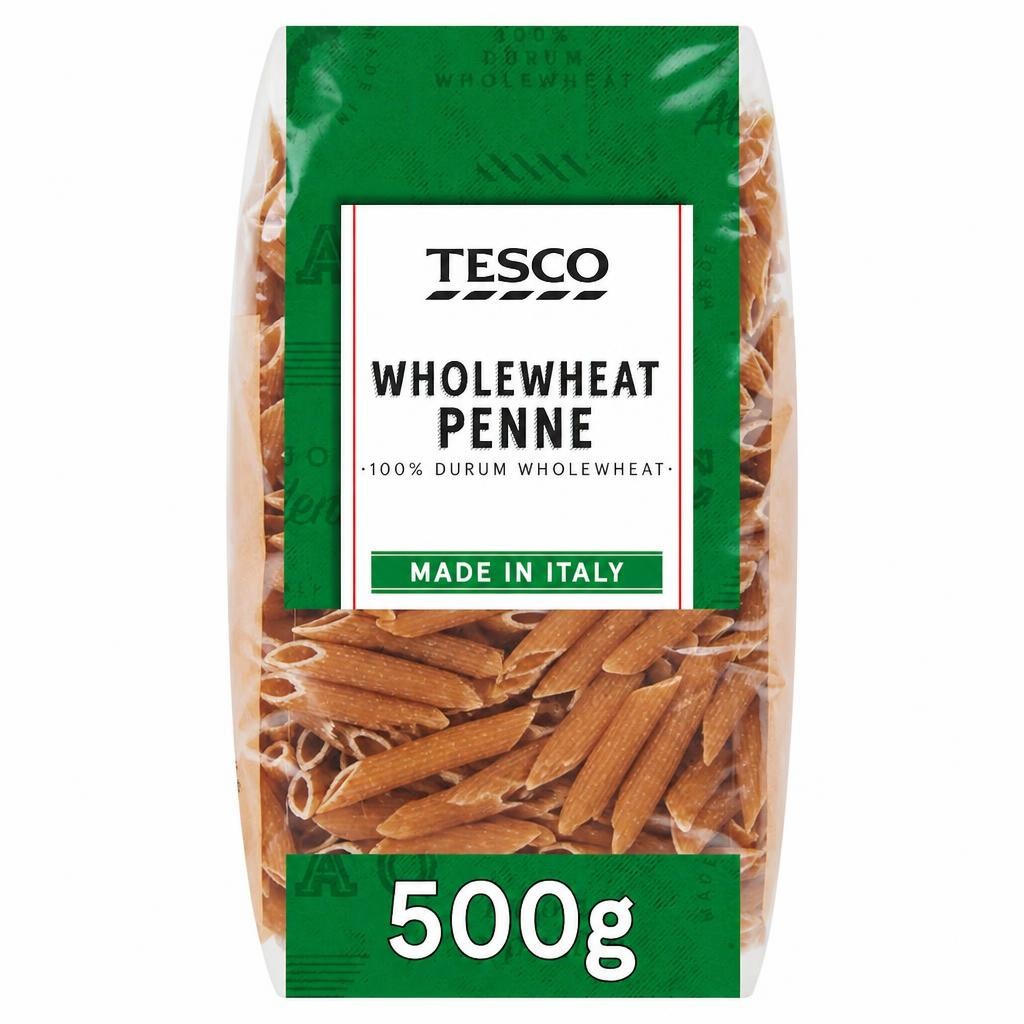 Tesco Wholewheat Penne 500g