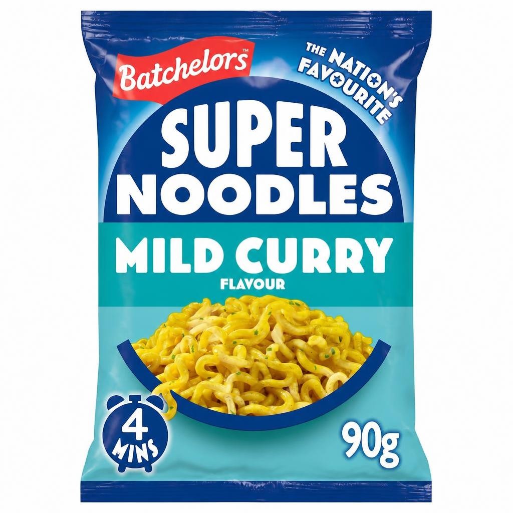 Batchelors Super Noodles Mild Curry 90G