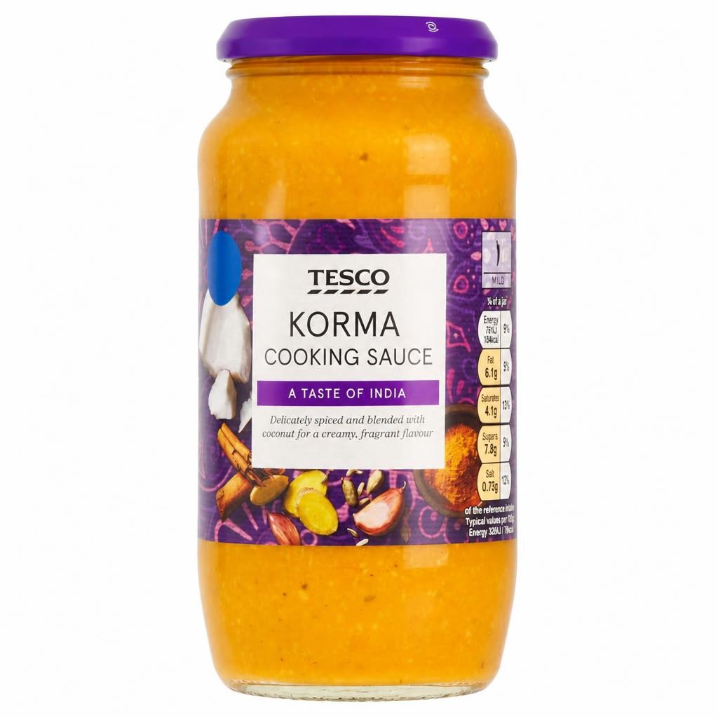 Tesco Korma Cooking Sauce 500G