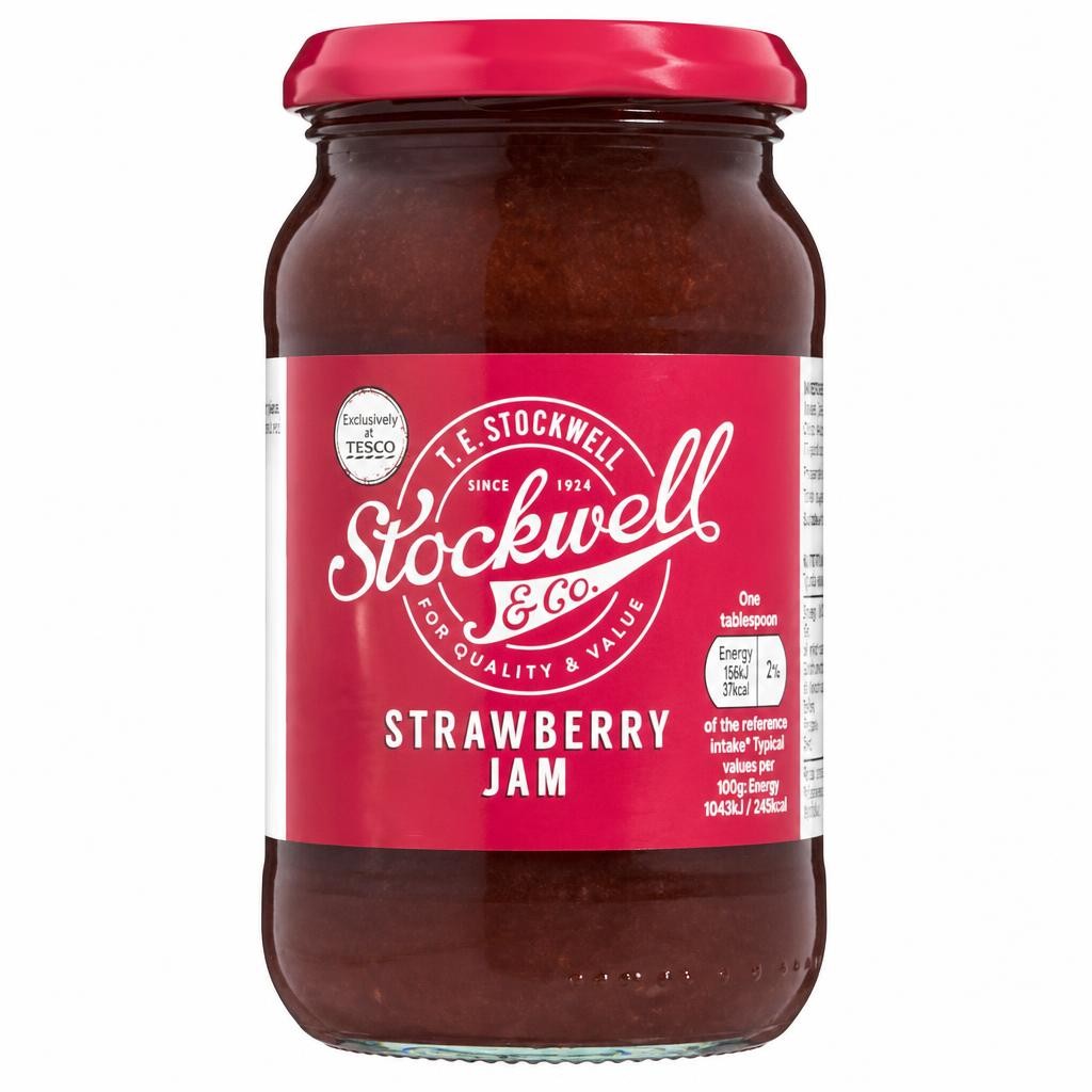 Stockwell & Co Strawberry Jam 454G