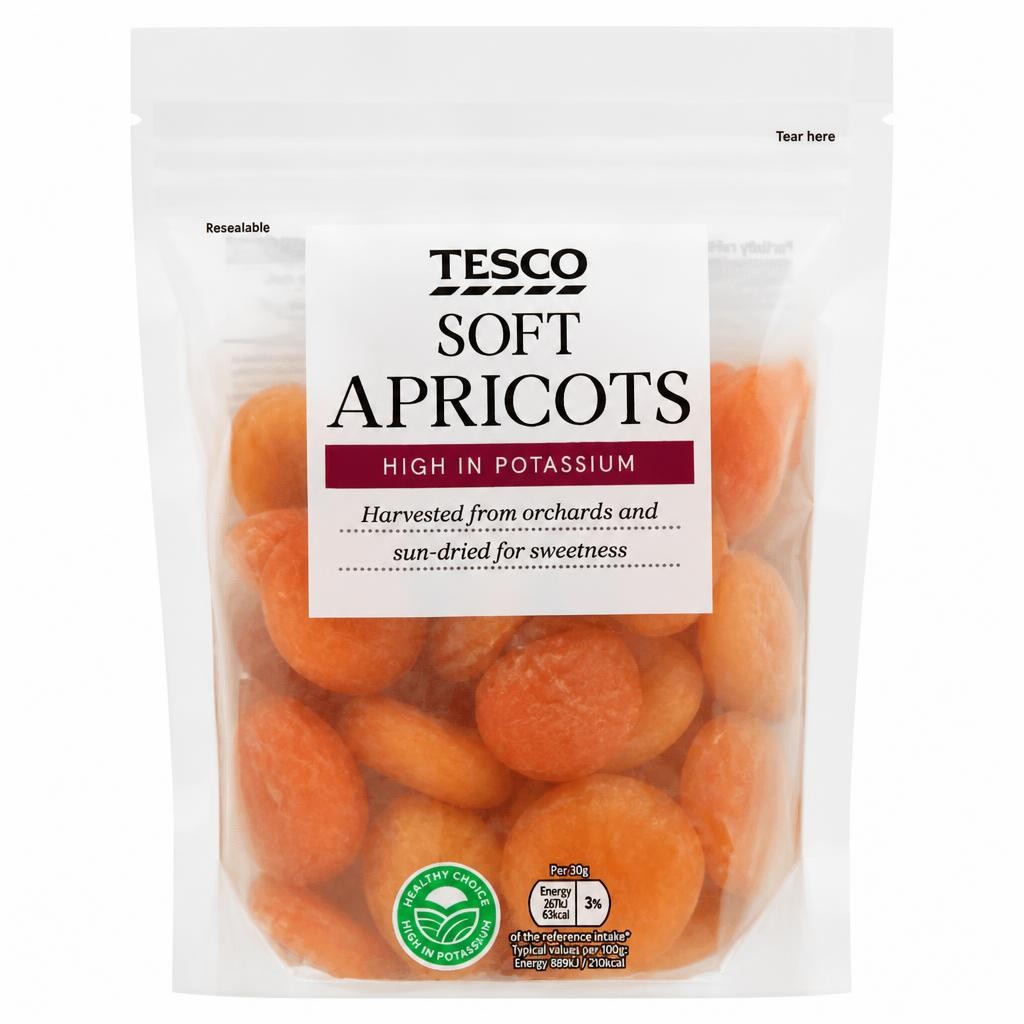 Tesco Soft Apricots 250G