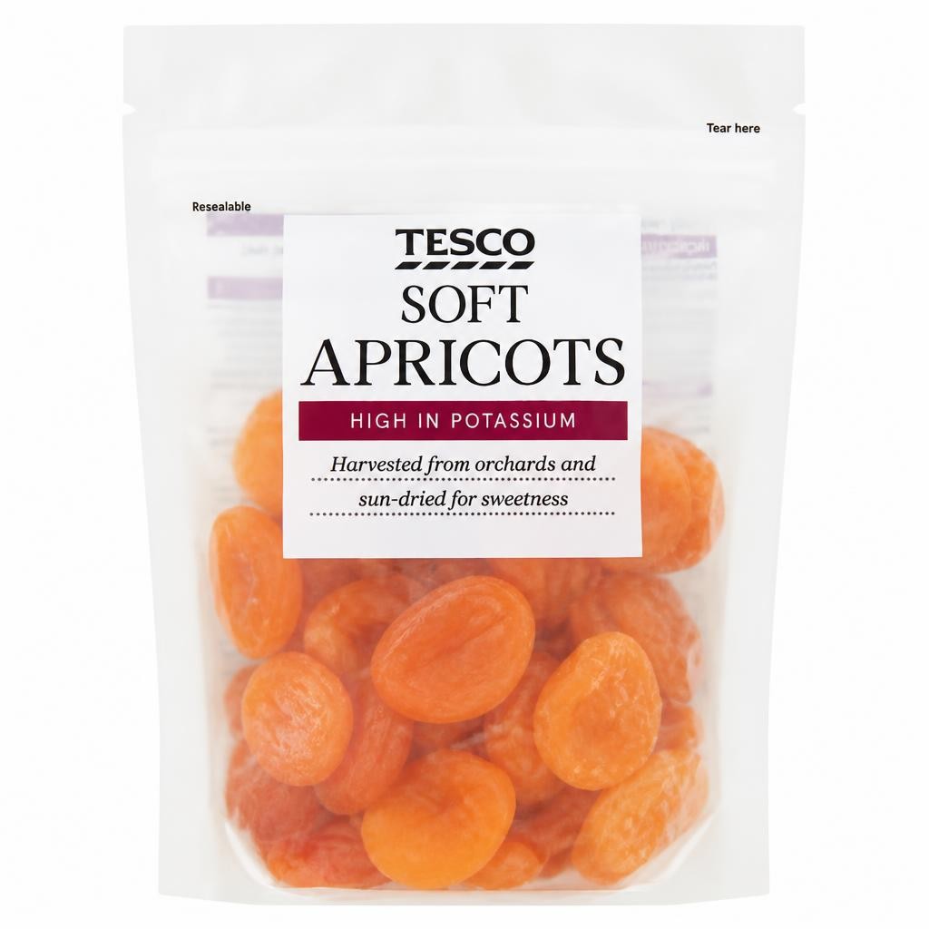 Tesco Soft Apricots 250G