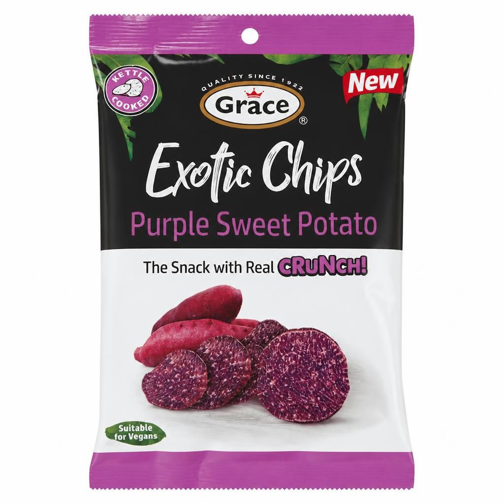 Grace Exotic Chips Purple Sweet Potato 75g