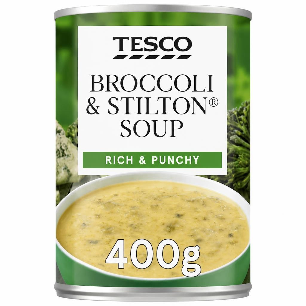 Tesco Broccoli And Stilton Soup 400G