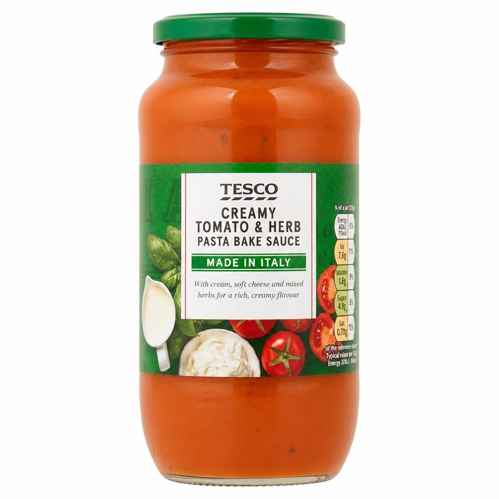 Tesco Creamy Tomato & Herb Pasta Bake Sauce 500g