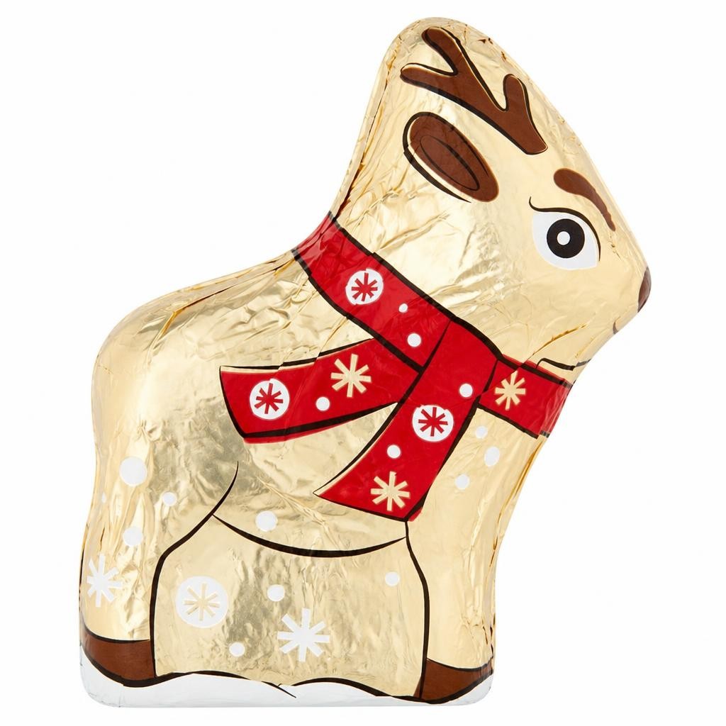 Tesco Chocolate Hollow Reindeer 100G