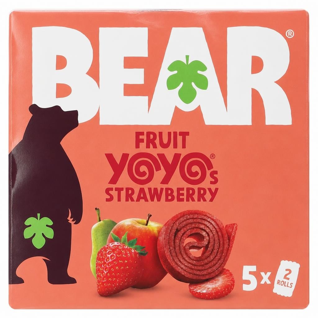 BEAR Fruit Yoyos Strawberry Multipack 5 x 20g