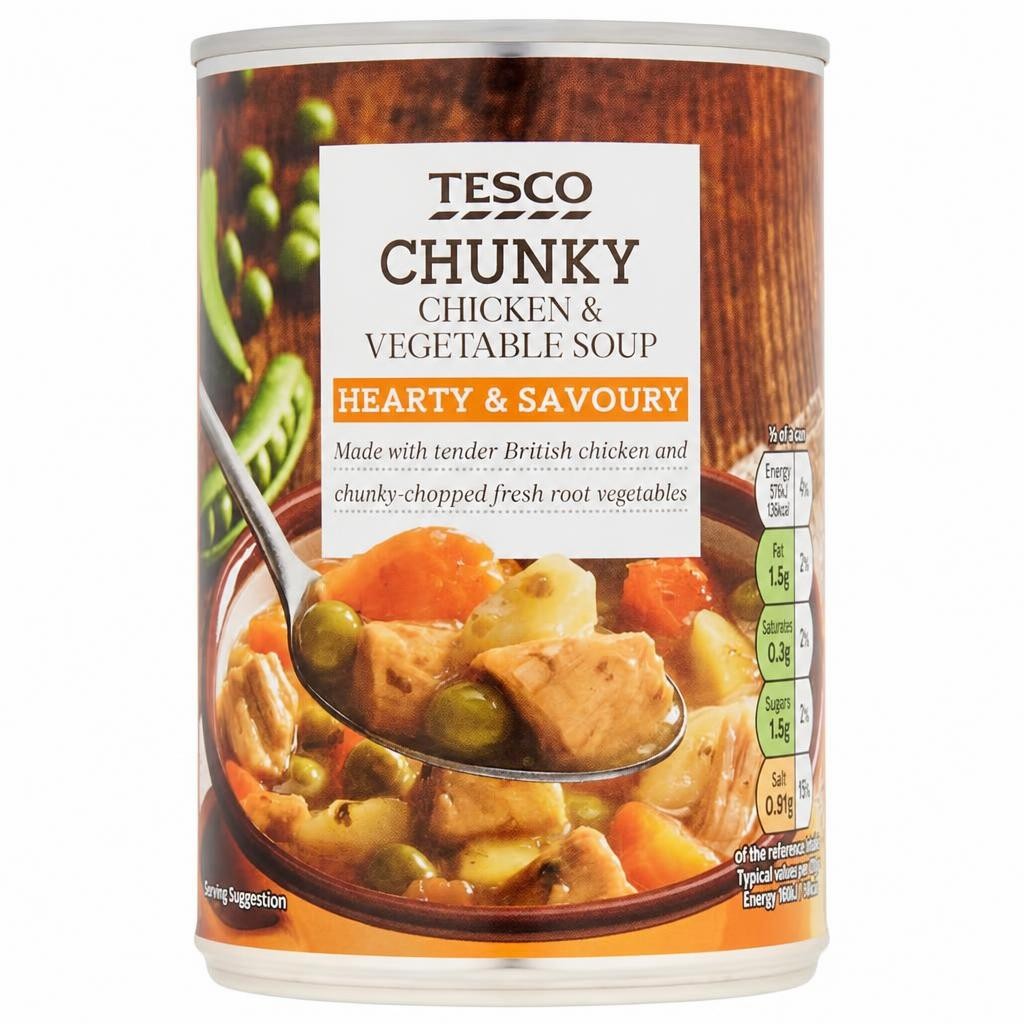 Tesco Chunky Chicken & Vegetable Soup 400G