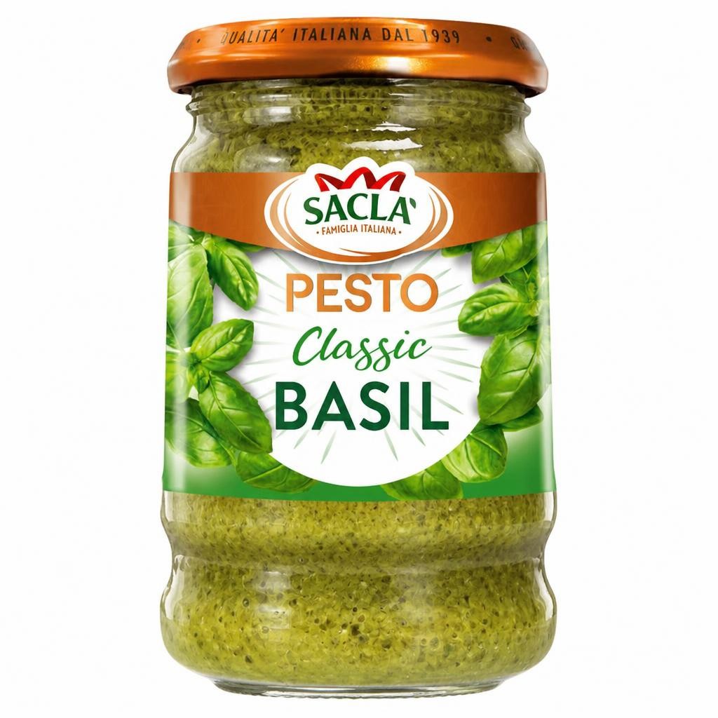 Sacla Classic Basil Pesto 190G