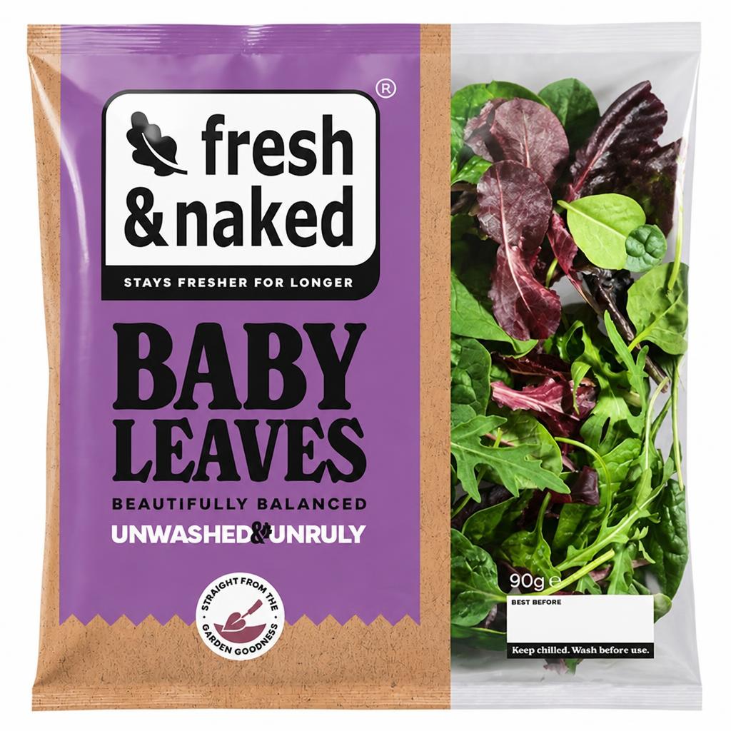 Fresh & Naked Mixed Little Leaves 90G