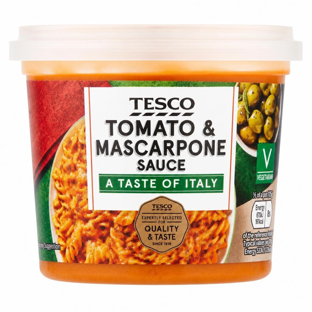 Tesco Tomato & Mascarpone Sauce 350G