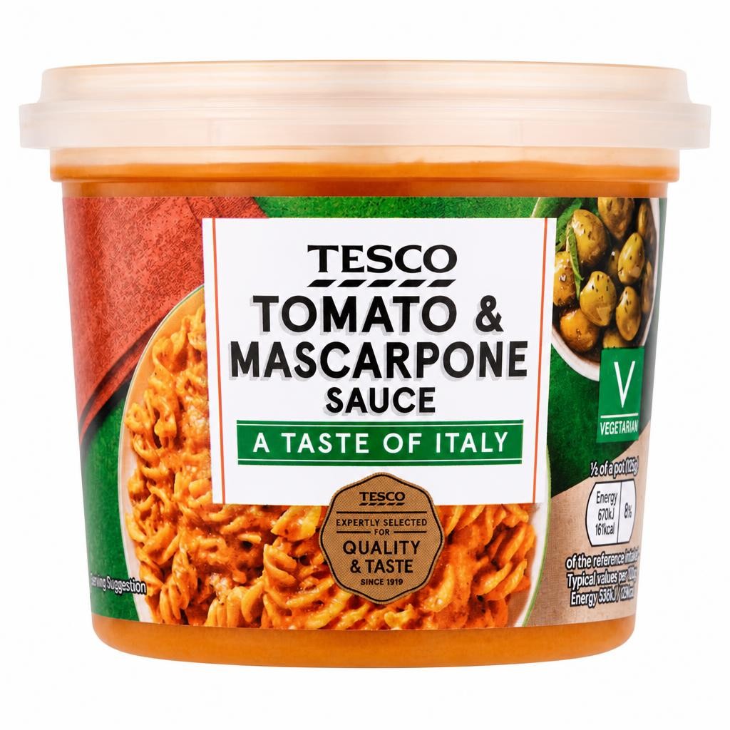 Tesco Tomato & Mascarpone Sauce 350G