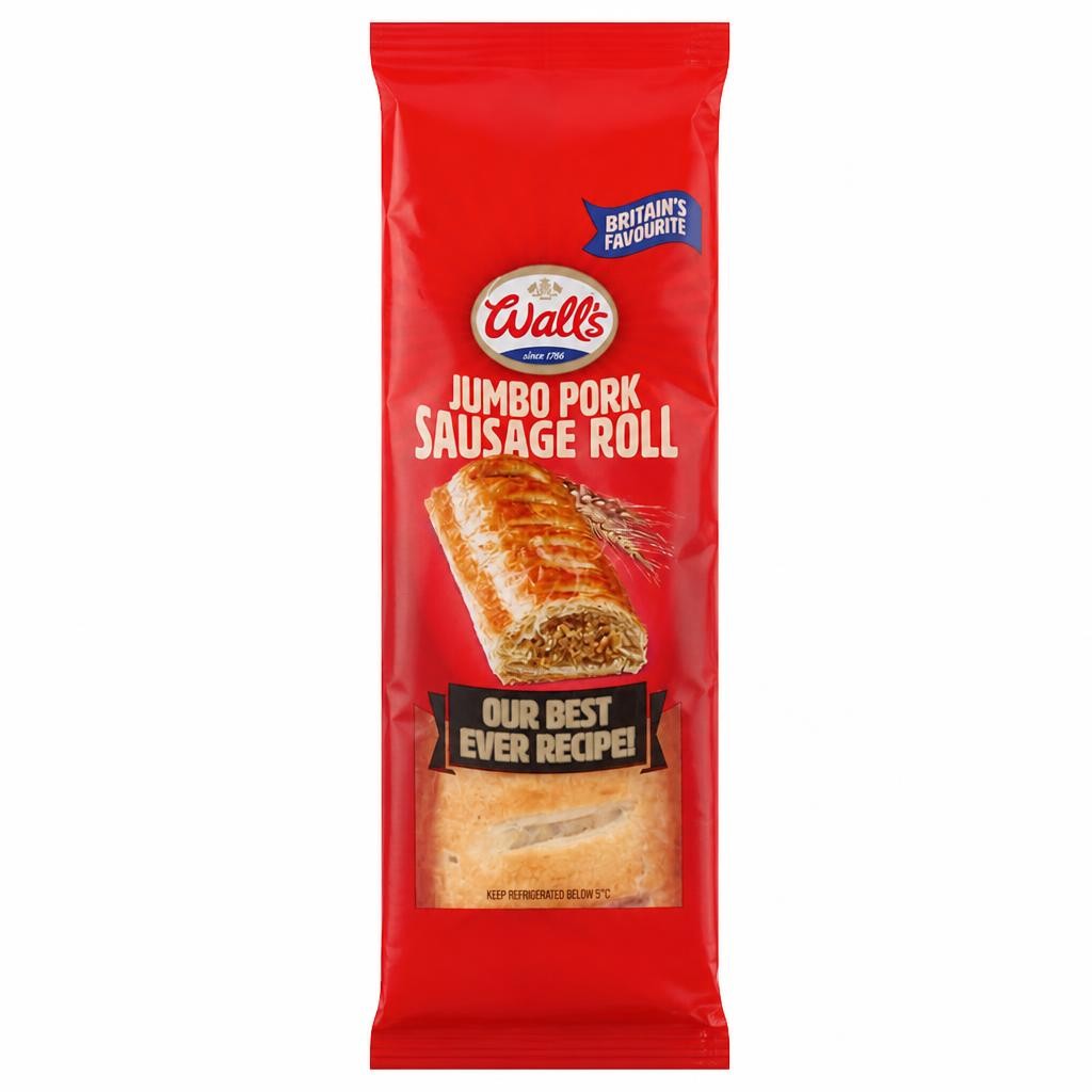 Wall's Jumbo Sausages Roll 130G