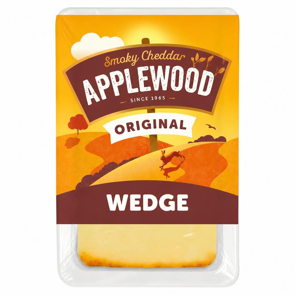 Applewood Smoked Cheddar Cheese 185g