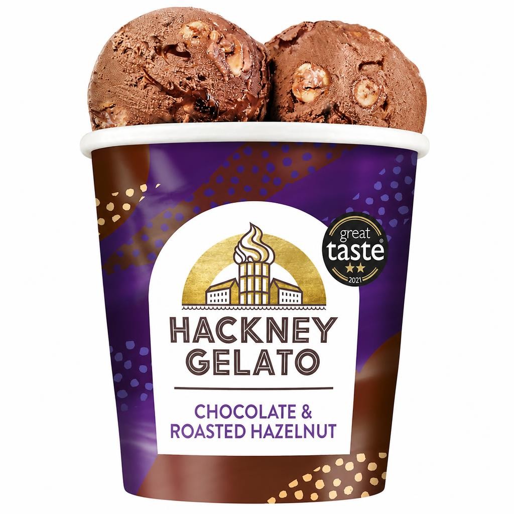 Hackney Gelato Chocolate & Roasted Hazelnut 460Ml