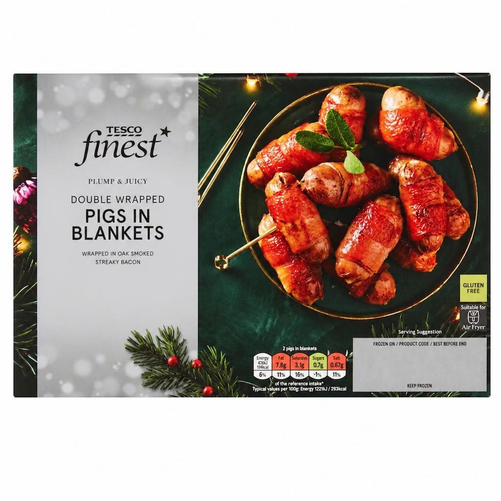 Tesco Finest 16 Pigs in Blankets 400g