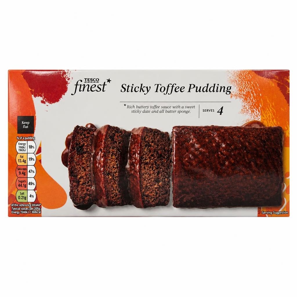 Tesco Finest Sticky Toffee Pudding 400g