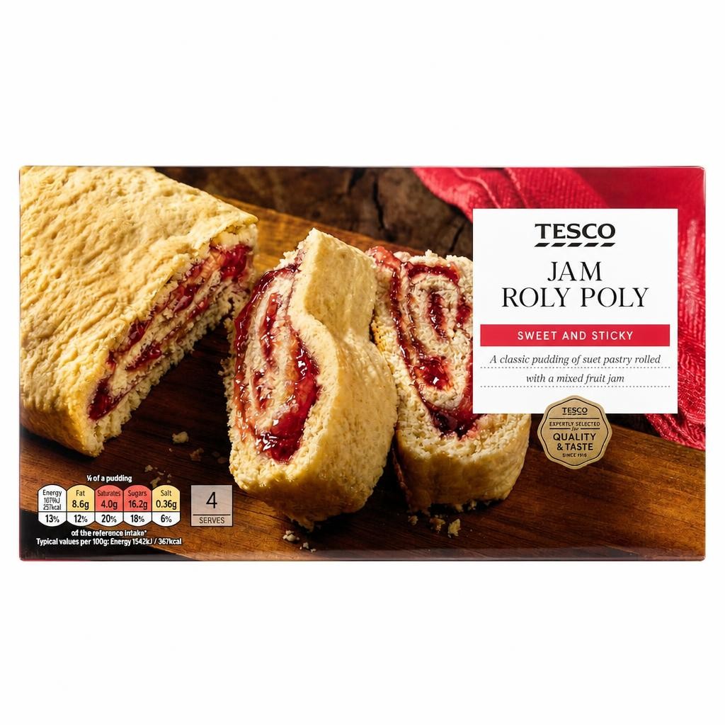 Tesco Jam Roly Poly 280g