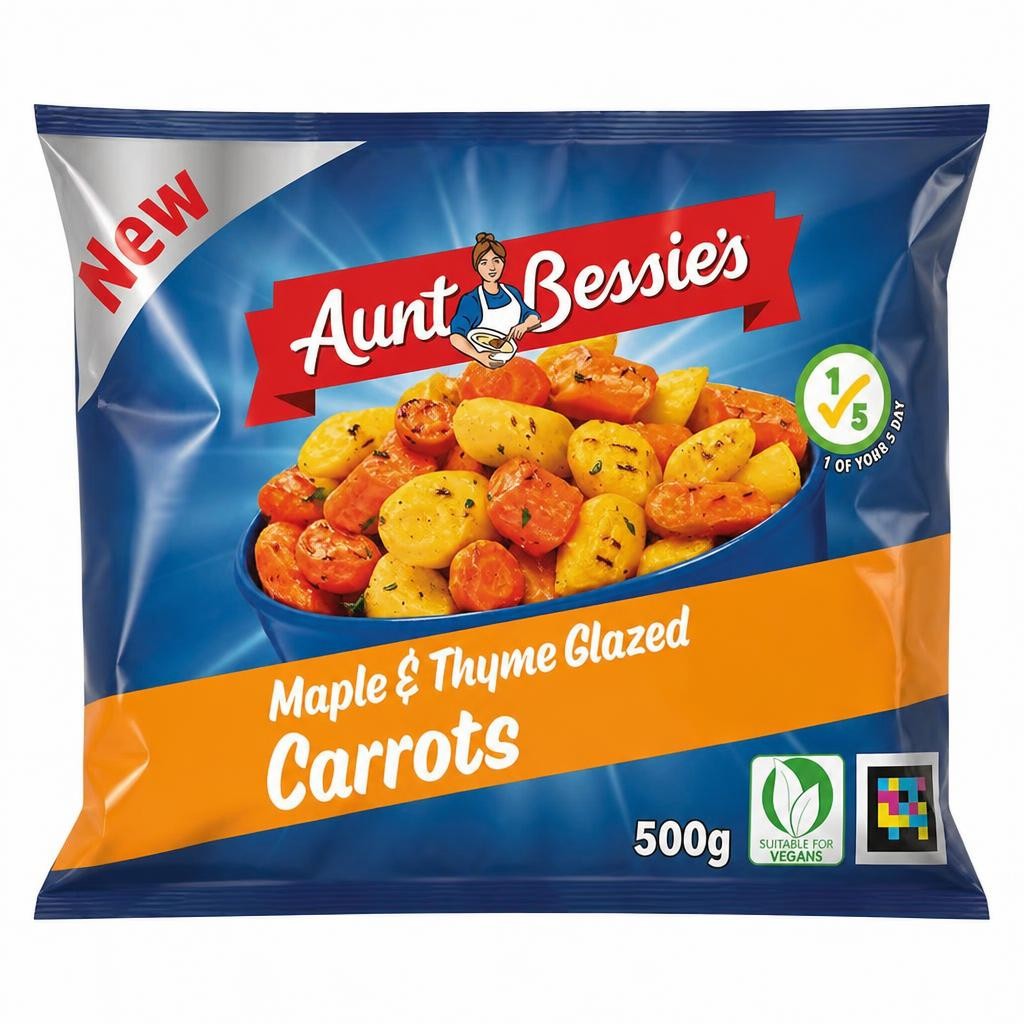 Aunt Bessie’s Maple & Thyme Glazed Carrots 500g
