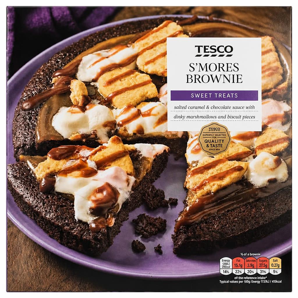Tesco S’moreish Brownie 348g