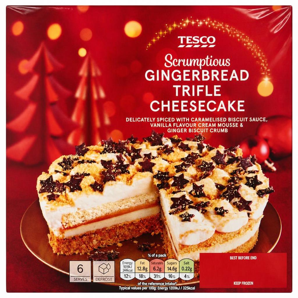 Tesco Gingerbread Trifle Cheesecake 450g
