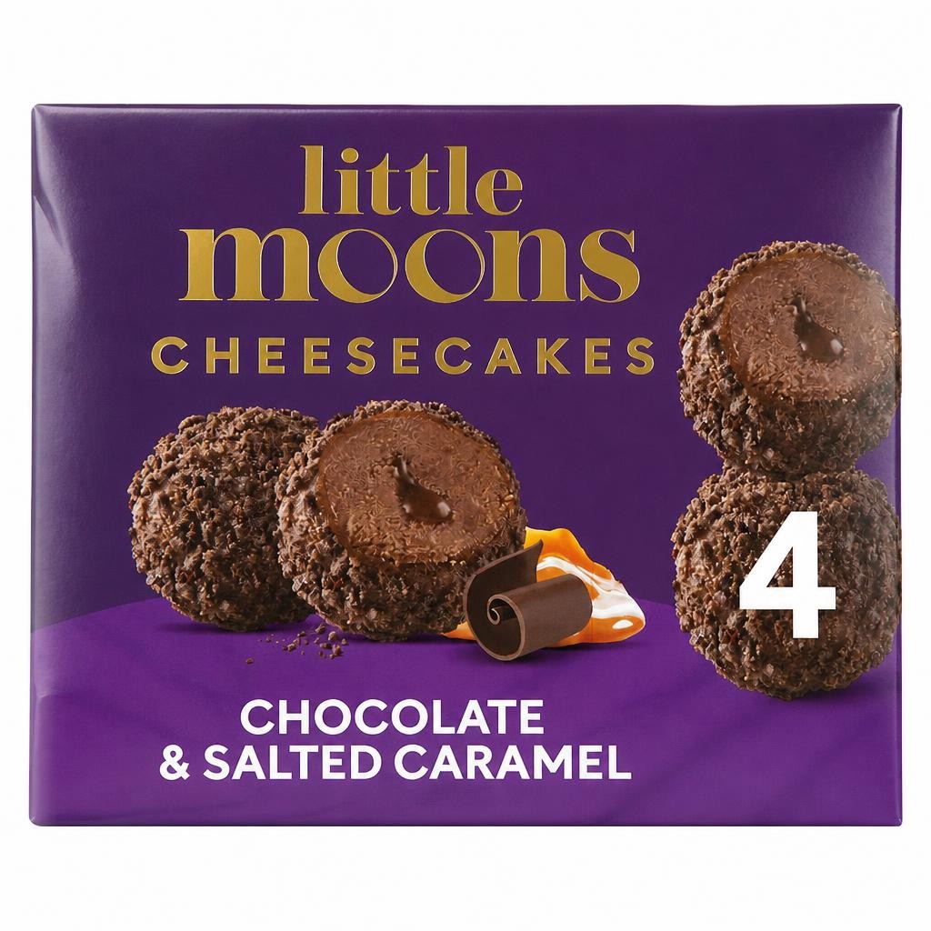 Little Moons Chocolate & Salted Caramel Mochi Cheesecakes 4x30g