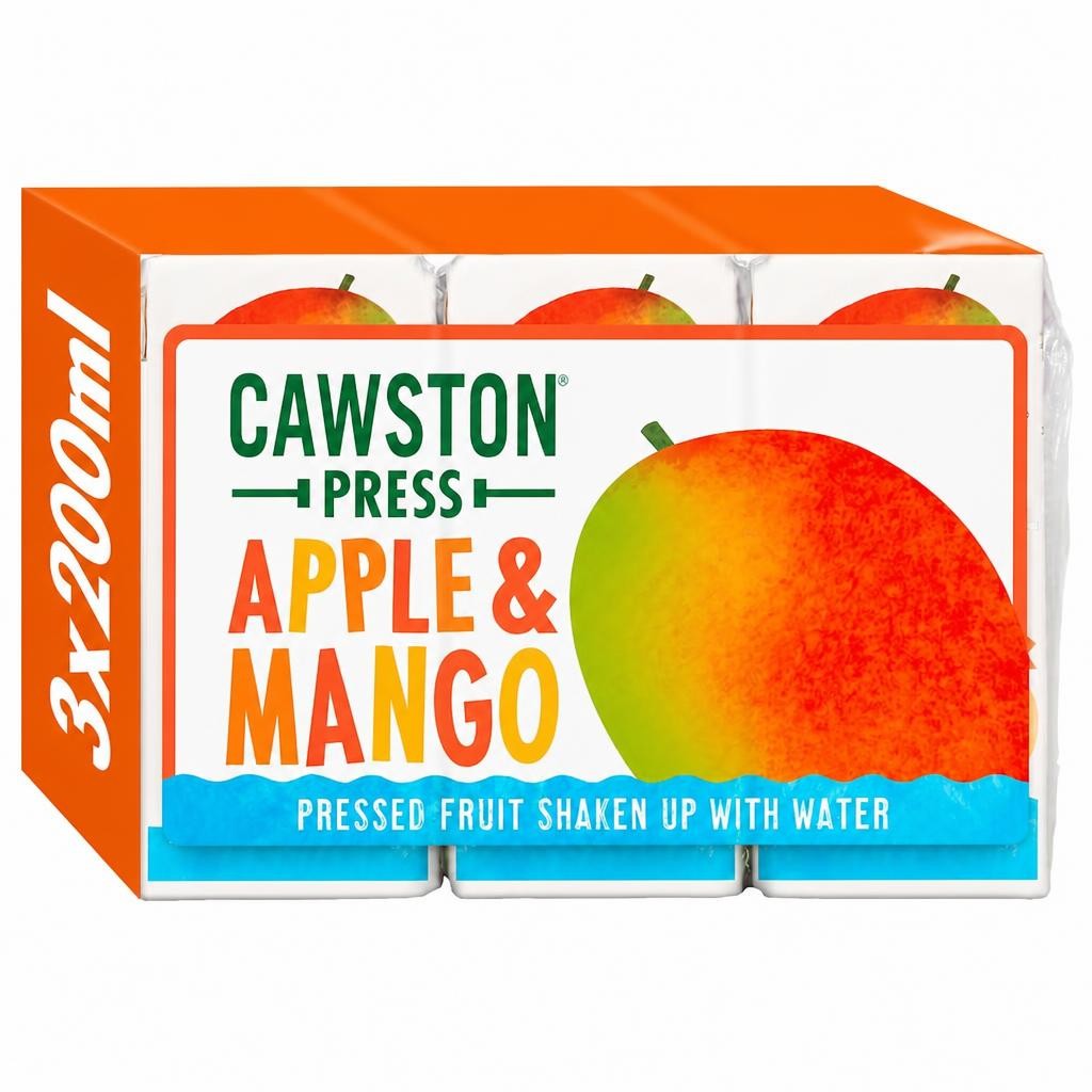 Cawston Press Kids Apple & Mango 3X200ml