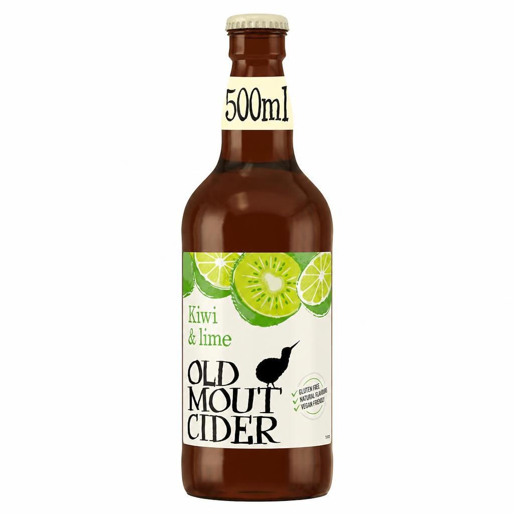 Old Mout Cider Kiwi & Lime Bottle 500ml