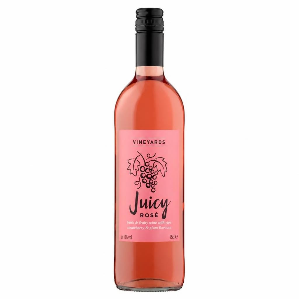 Vineyards Juicy Rose Wine 75Cl