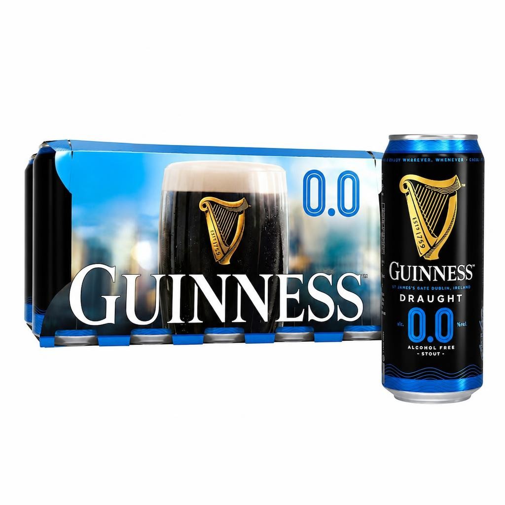 Guinness 0.0% Alcohol Free Draught Stout 10X440ml