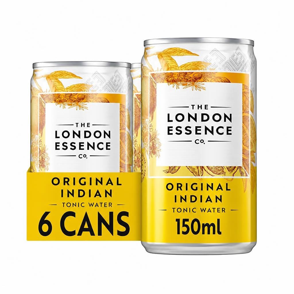 London Essence Original Indian Tonic Water Cans 6x150ml