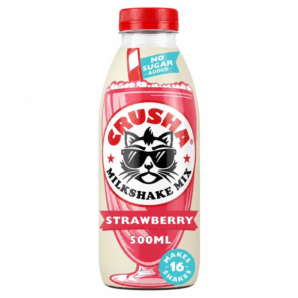Crusha Strawberry No Added Sugar 500Ml