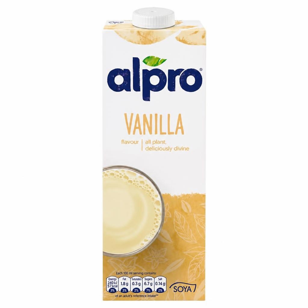 Alpro Soya Vanilla Original Long Life Dairy Free Drink 1L