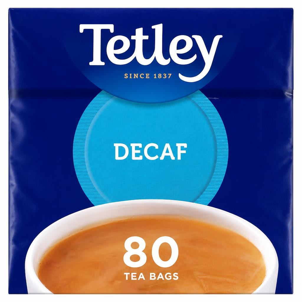 Tetley Decaffeinated 80 Teabags 250G