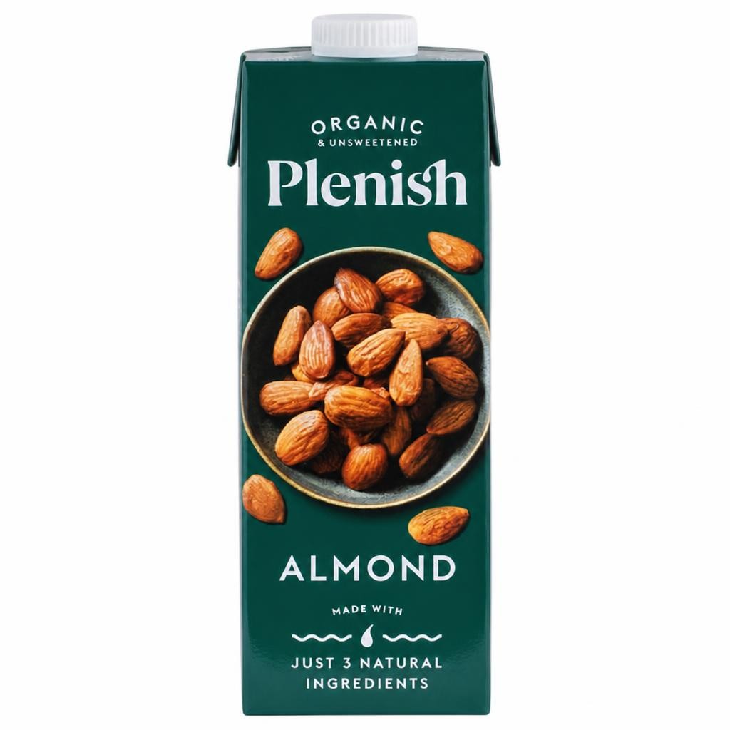 Plenish Organic Almond Longlife Dairy Free Drink 1L