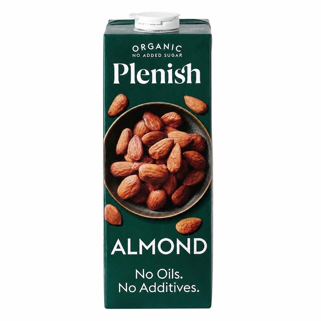 Plenish Organic Almond Longlife Dairy Free Drink 1L