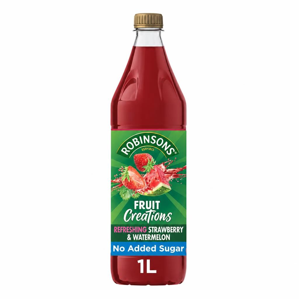 Robinsons Fruit Creations Strawberry & Watermelon Squash 1L