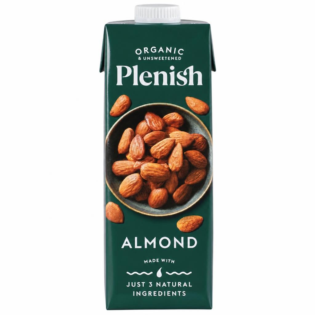 Plenish Organic Almond Milk Dairy Alternative Chilled 1L