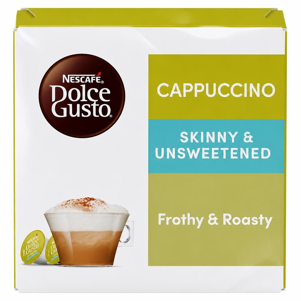 Nescafe Dolce Gusto Cappuccino Skinny Coffee Pods x16 160g