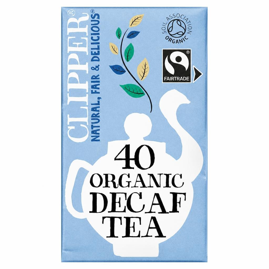 Clipper Fairtrade Organic Decaf Tea 40 Pack 116g